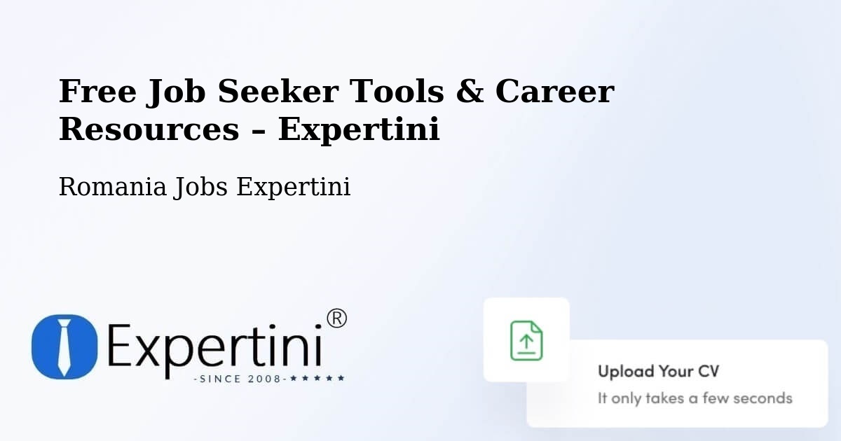 Free Job Seeker Tools & Career Resources – Vaslui - Vaslui, Romania Jobs Expertini